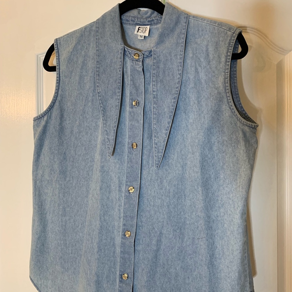 Denim top